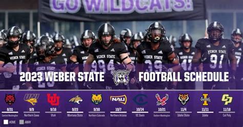 weber state football tv schedule